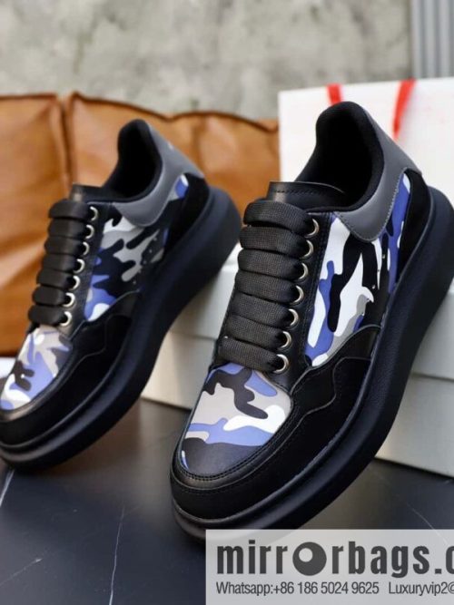 🐰🐰Alexander mcqueen/McQueen, couple 👫 classic star explosion versatile white shoes, original outsole