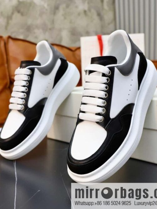 🐰🐰Alexander mcqueen/McQueen, couple 👫 classic star explosion versatile white shoes, original outsole