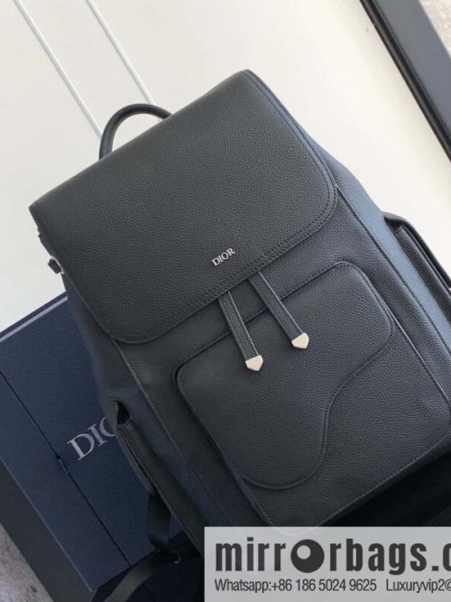 DIOR Oblique printed saddle backpack