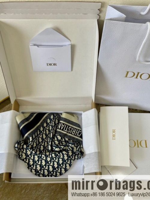 Dior 100% Mulberry Silk Sun Hat & Squares