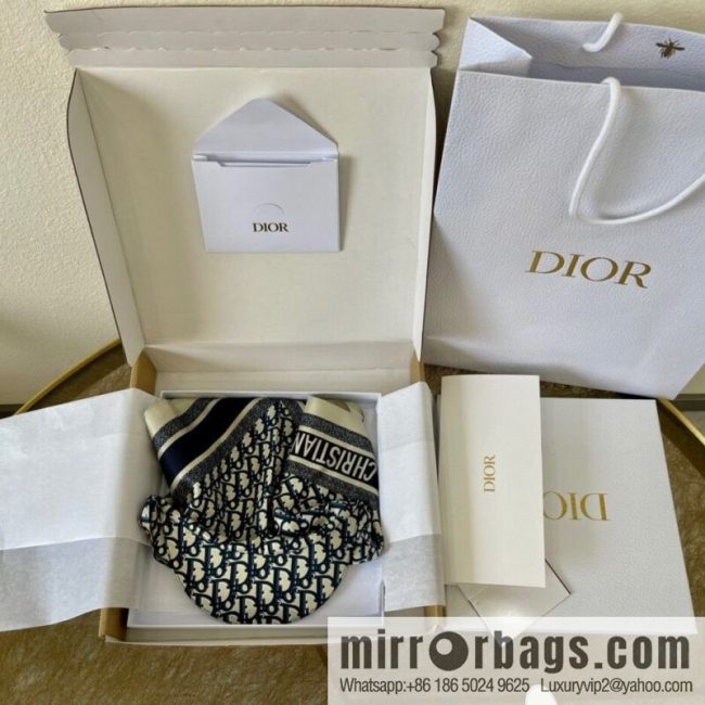 Dior 100% Mulberry Silk Sun Hat & Squares