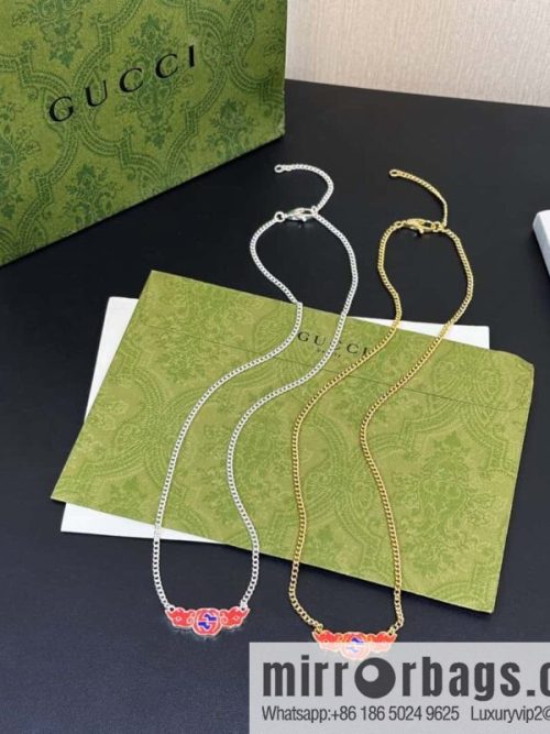 ☀Chinese New Year series interlocking double G auspicious cloud ☁️ necklace ☀