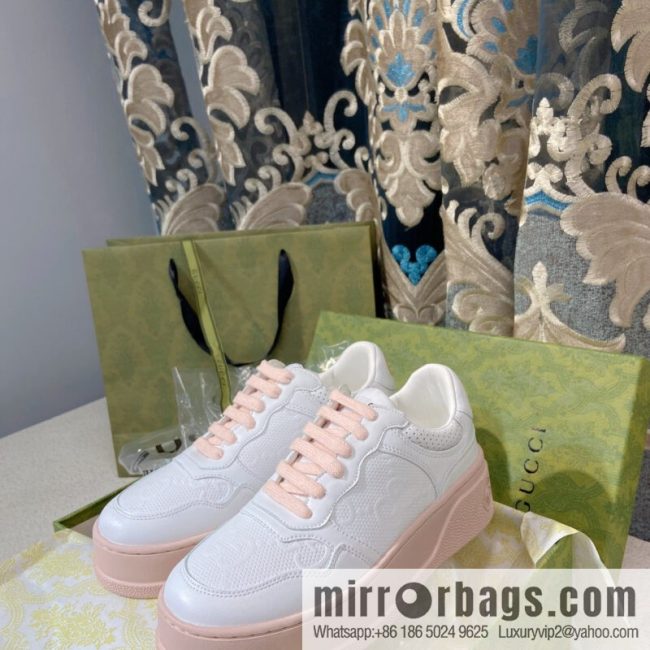 🐰🐰GUCCI Gucci platform white shoes