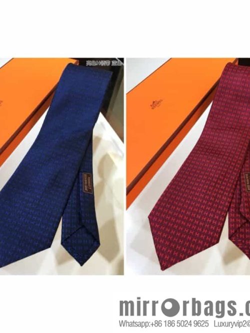 Hermes 100% Top Twill Silk Bright H-Tie