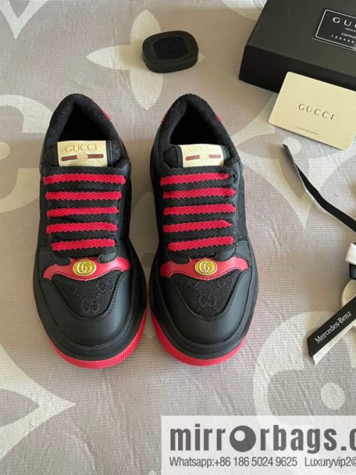 🐰🐰GUCCI Gucci 2023 Gucci ribbon platform dirty shoes, Gucci Mac 90 casual series