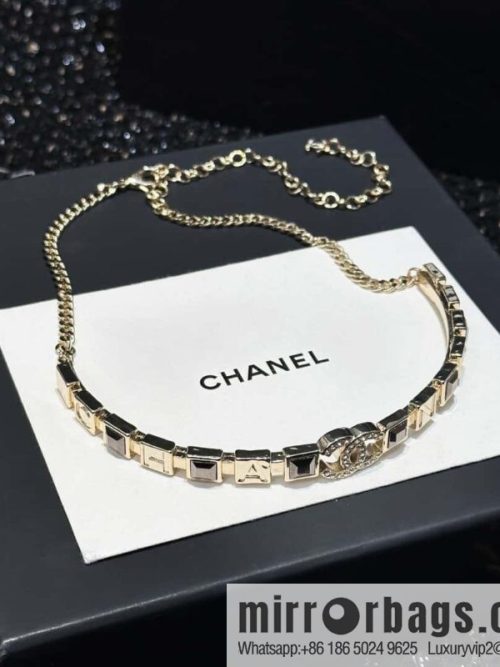☀️New ☑️ Chanel Double C Square Diamond Collar Necklace ☀️