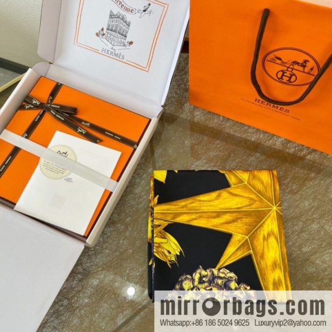 Hermes \"Garden Guardian\" 100% silk scarf - Image 3
