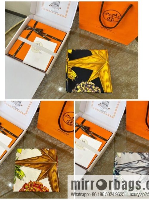Hermes \"Garden Guardian\" 100% silk scarf