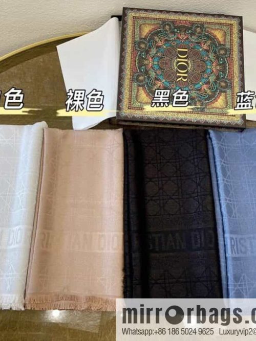 Dior Dior Classic Rattan Checkered Scarf 04CAL140I630_C019