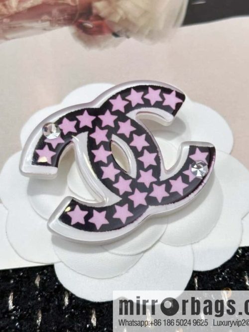 ☀️New ☑️ Chanel Double C Pentagram ⭐ Star Brooch ☀️