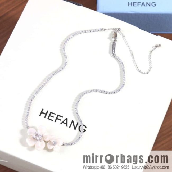 ☀️ HEFANG WHERE freesia necklace