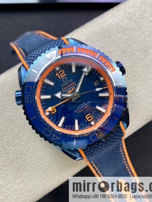 Omega, Deep Sea Blue, Ocean Universe 600 meters GMT Seamaster 600 series automatic mechanical men\'s watch