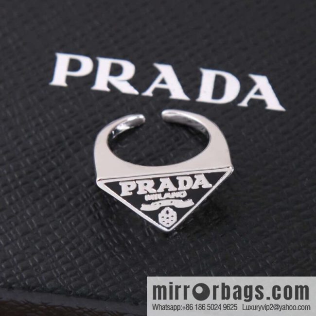 ☀️Prada triangle mark, open ring ☀️ - Image 2
