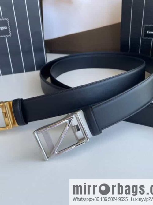 Zegna, men\'s fashion belt 3.5cm
