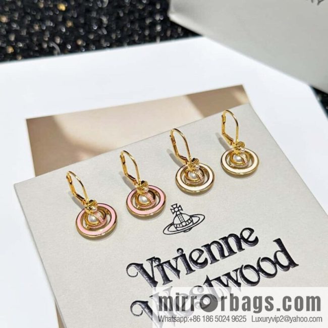 ❗️New ❗️ Original order y New ☑️ Vivienne Westwood Queen Mother Saturn stud earrings