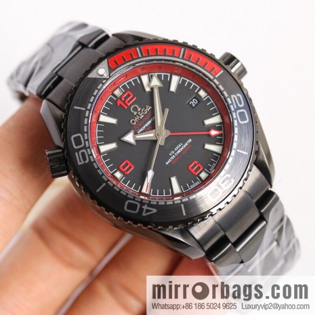 Omega All Black Ocean Universe 600 meters \"Black of the Deep Sea\" - New Zealand Emirates Captain 1: equipped with a self-produced 8906 movement - Image 4