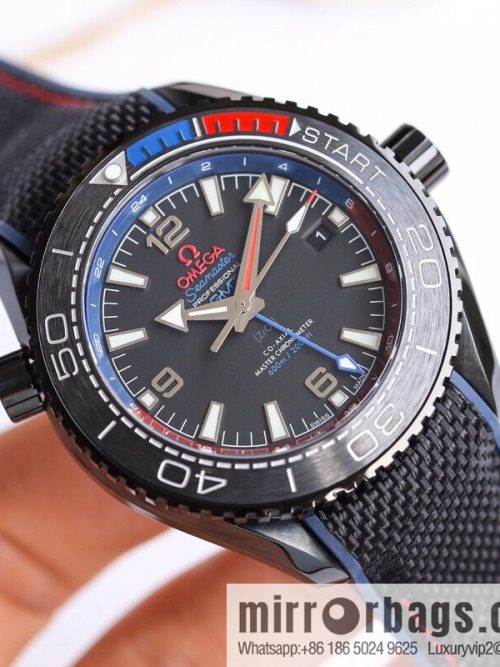 Omega All Black Ocean Universe 600 meters \"Black of the Deep Sea\" - New Zealand Emirates Captain 1: equipped with a self-produced 8906 movement