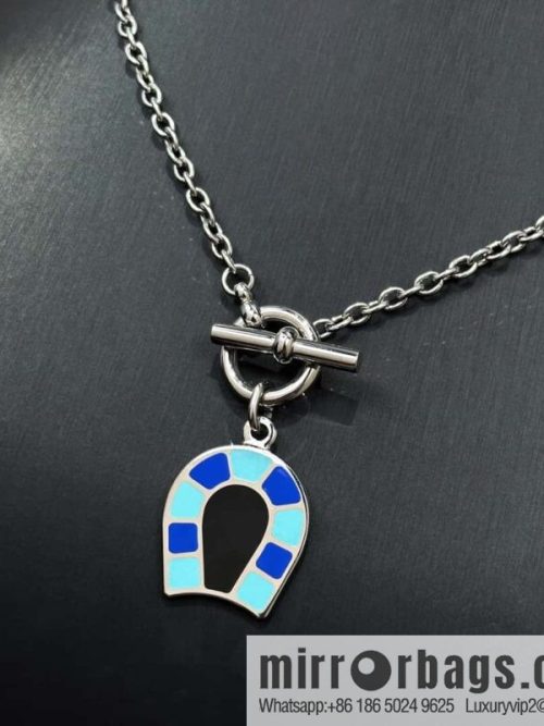 ❗New ❗ ☀ HERMES Helios Fer a Cheval Horseshoe Necklace ☀