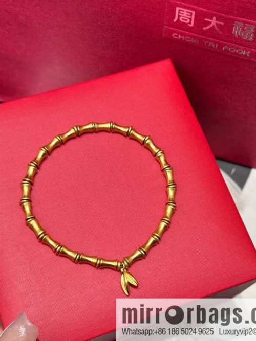 ❗️New ❗️ ☀️ Chow Tai Fook Classic Heritage Series Xiaohongshu Grass Bamboo Bracelet ☀️