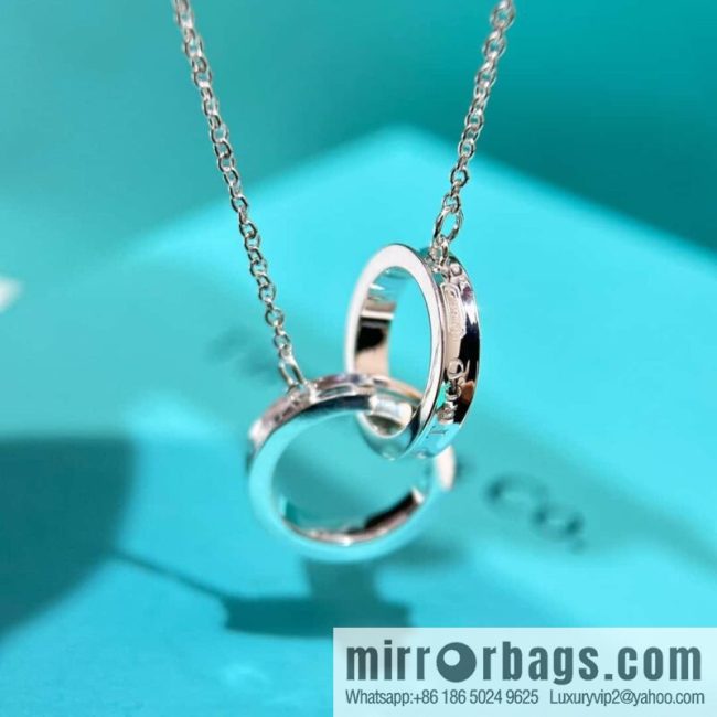 ❗️New ❗️ New ☑️ TIFFANY & Co. Double Ring Necklace