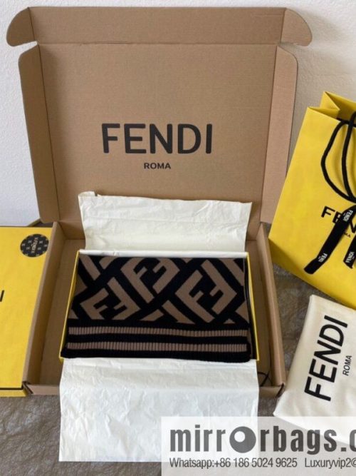 FENDI Fendi FF pattern jacquard woven scarf FXT251