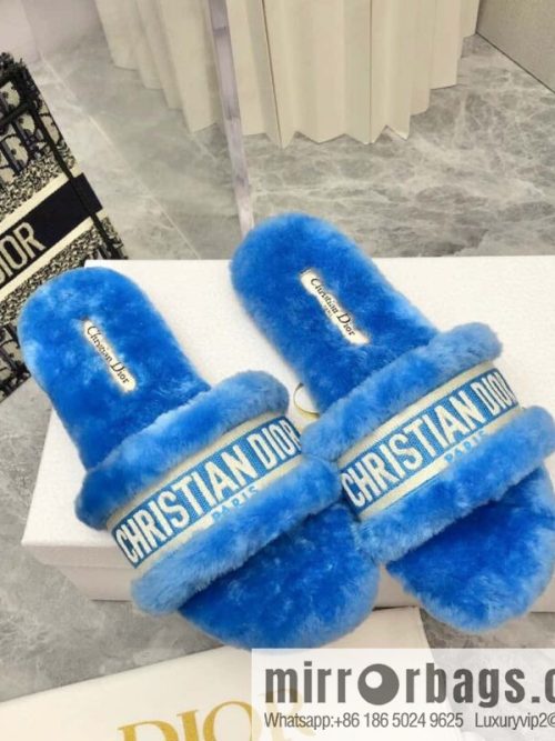 🐰🐰New color 2023-CD wool mop embroidered slippers series