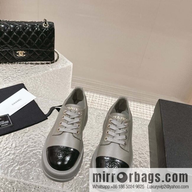 🐰🐰𝐂𝐡*𝐧𝐞𝐥 23 popular [genuine grade] version of the coolest short boots, locomotive boots, loafers