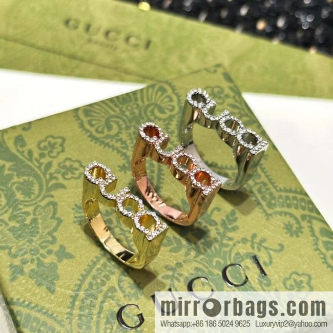 ❗️New ❗️ ☀ original order ☀ new Gucci full diamond letter ring ☀
