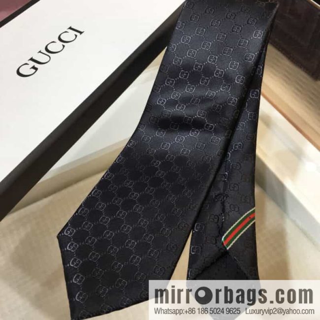 GUCCI Gucci 100% Top Jacquard Silk Double G Jacquard Tie - Image 2
