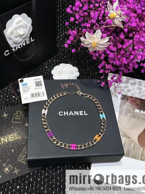 ❗️New ❗️ Chanel Necklace ☀️ Original Order ☀️ New ☑️ Chanel Color Double C Necklace Necklace ☀️