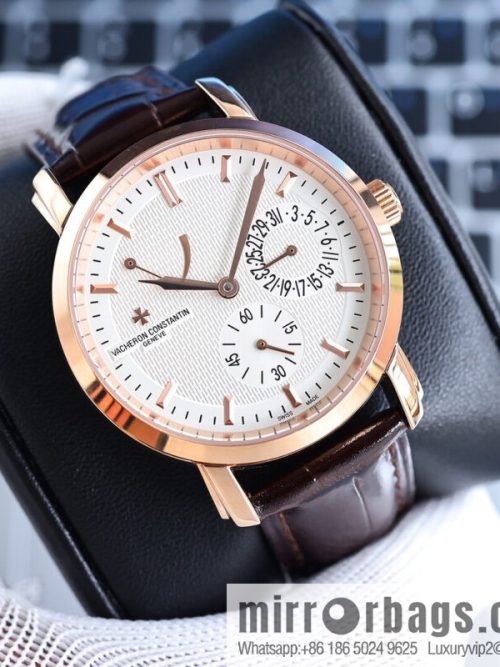 TW Vaughan Constantin Kinetic Energy Week Calendar Malta Series 83060/000R-90288 Multifunction Watch