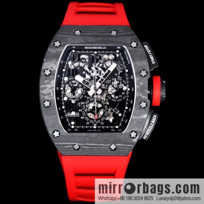 Z Factory Richard Mill RM11-FM Series RM 11-FM with 7750 Chronograph Mechanical Movement Fly Back Chronograph Automatic Watch - Image 2