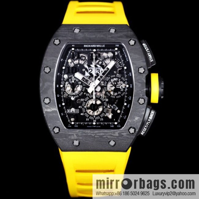 Z Factory Richard Mill RM11-FM Series RM 11-FM with 7750 Chronograph Mechanical Movement Fly Back Chronograph Automatic Watch - Image 3