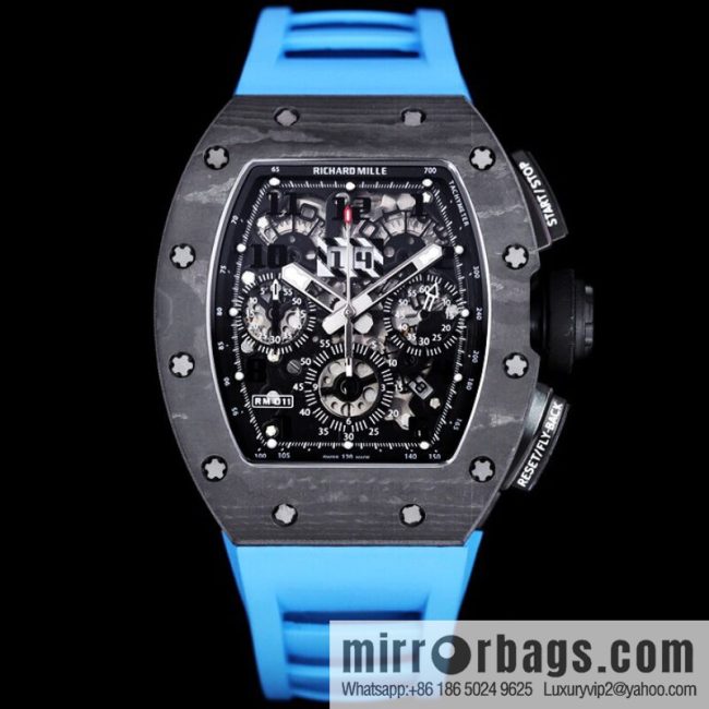 Z Factory Richard Mill RM11-FM Series RM 11-FM with 7750 Chronograph Mechanical Movement Fly Back Chronograph Automatic Watch - Image 4
