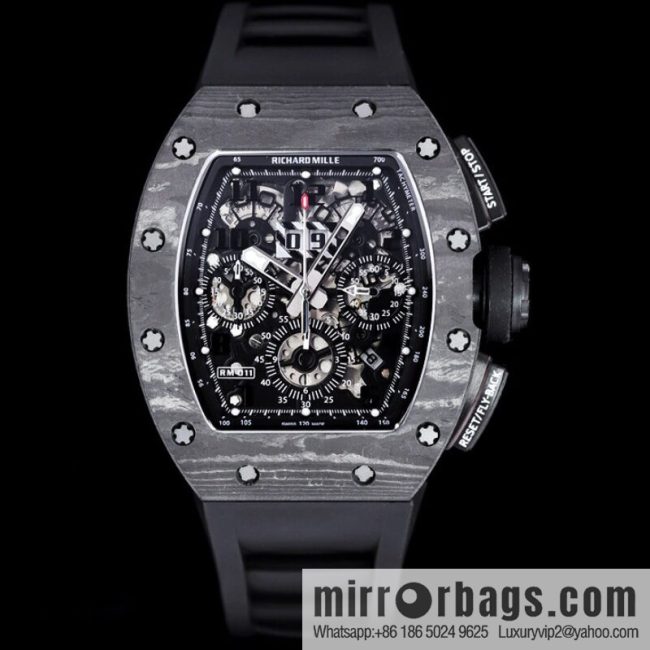 Z Factory Richard Mill RM11-FM Series RM 11-FM with 7750 Chronograph Mechanical Movement Fly Back Chronograph Automatic Watch