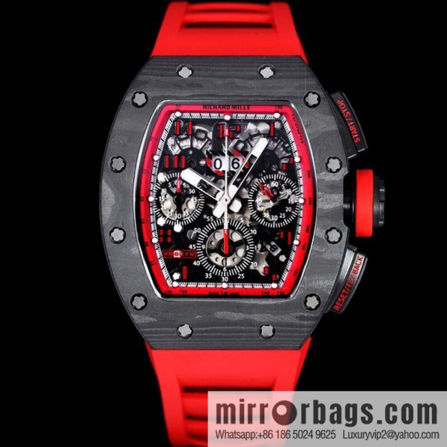 Z Factory Richard Mill RM11-FM Series RM 11-FM with 7750 Chronograph Mechanical Movement Fly Back Chronograph Automatic Watch - Image 2