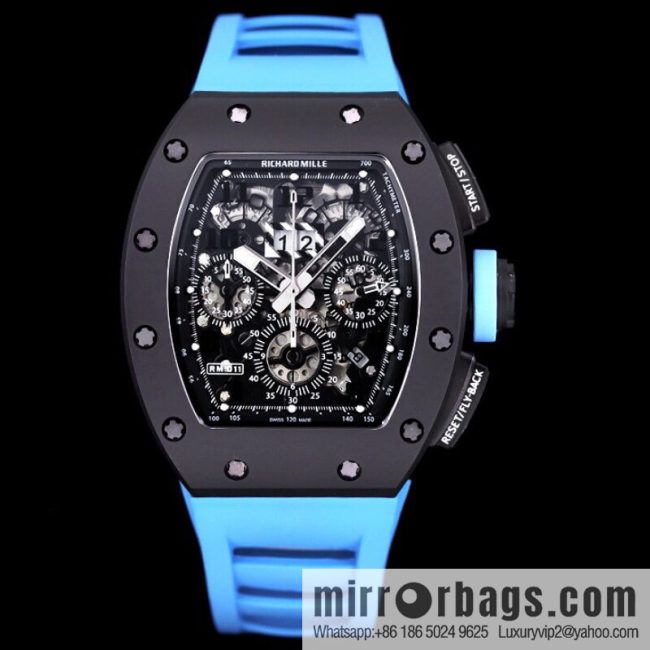 Z Factory Richard Mill RM11-FM Series RM 11-FM with 7750 Chronograph Mechanical Movement Fly Back Chronograph Automatic Watch - Image 5