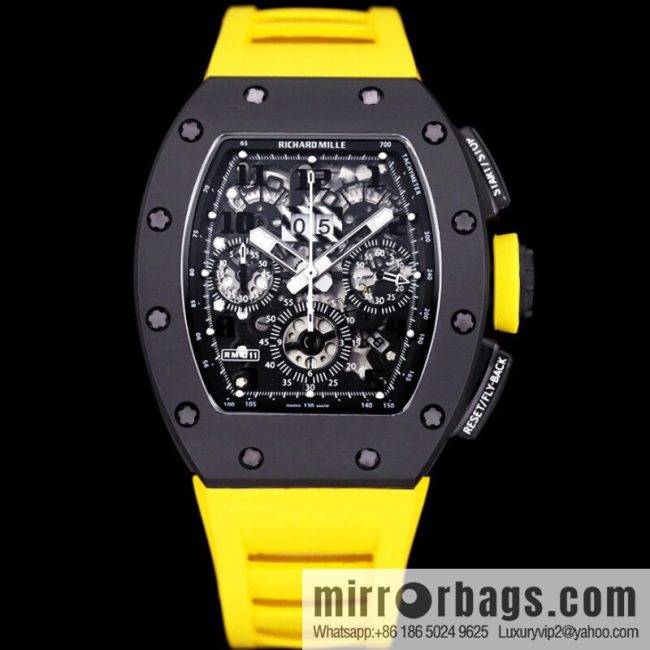 Z Factory Richard Mill RM11-FM Series RM 11-FM with 7750 Chronograph Mechanical Movement Fly Back Chronograph Automatic Watch - Image 3