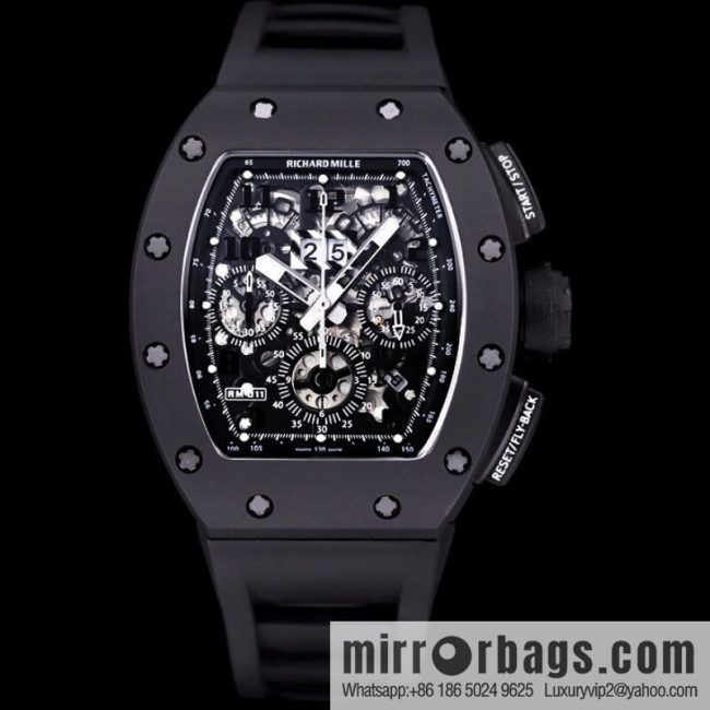 Z Factory Richard Mill RM11-FM Series RM 11-FM with 7750 Chronograph Mechanical Movement Fly Back Chronograph Automatic Watch