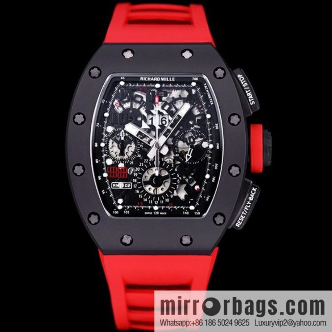 Z Factory Richard Mill RM11-FM Series RM 11-FM with 7750 Chronograph Mechanical Movement Fly Back Chronograph Automatic Watch - Image 2