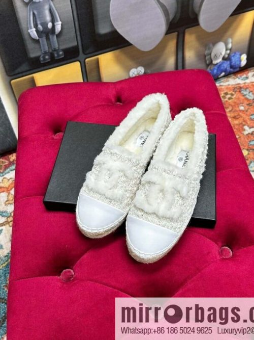 🐰🐰CHANEL 2023 autumn and winter new fisherman shoes loafers, top version