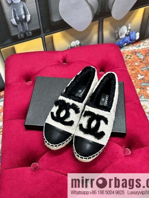 🐰🐰CHANEL 2023 autumn and winter new fisherman shoes loafers, top version