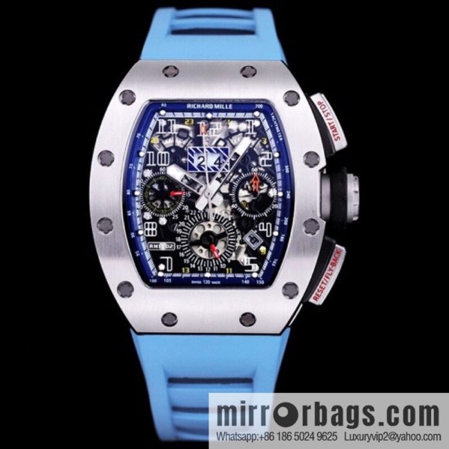 Z Factory Richard Mill RM11-FM Series RM 11-FM with 7750 Chronograph Mechanical Movement Fly Back Chronograph Automatic Watch - Image 3