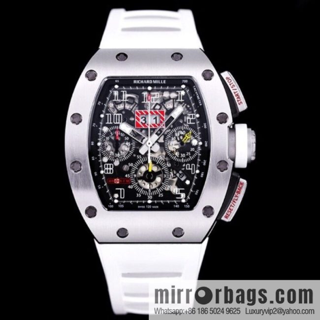 Z Factory Richard Mill RM11-FM Series RM 11-FM with 7750 Chronograph Mechanical Movement Fly Back Chronograph Automatic Watch - Image 5