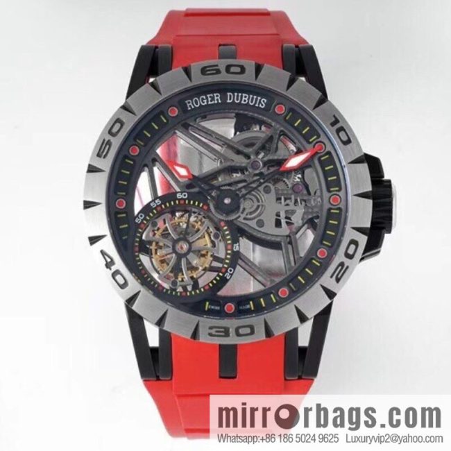 JB Roger Dubuis Excalibur Spidr (King Series) 🎮 RDDBEX0479 Hollow Flying Tourbillon Watch