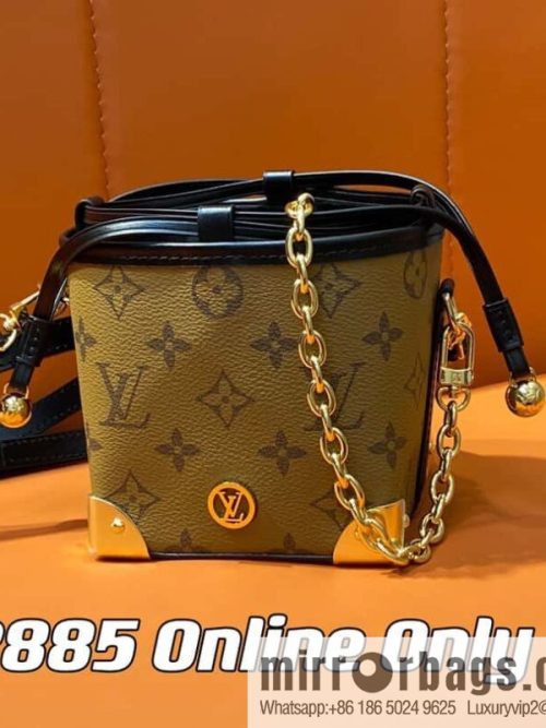 [Original order boutique] M82885 yellow flower mini bucket bag siu mai bag series Online Only handbag M82885 yellow flower (siu mai bag)