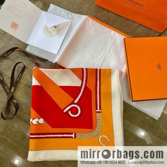 Hermes \"Perfect Symmetry\" Shawl Square - Image 3
