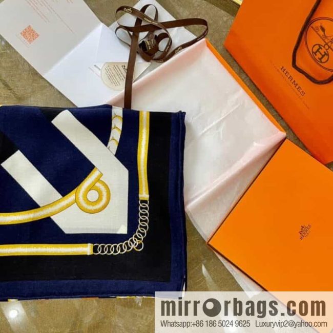 Hermes \"Perfect Symmetry\" Shawl Square - Image 4