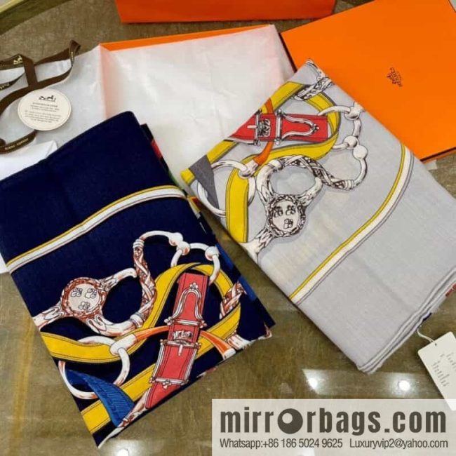 Hermes \"Cavalcado\" Shawl Scarf