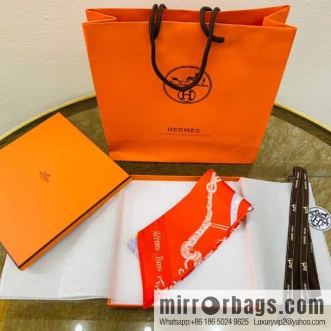 Hermes 21 summer new Maxi Twilly \"Horse Rider\" 100% silk ribbon - Image 4